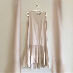 COS sleeveless pleated dress